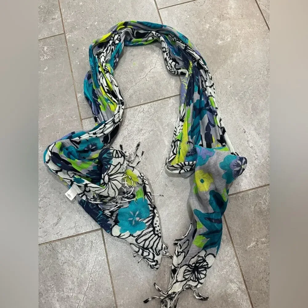 Halogen Floral Multicolor Scarf